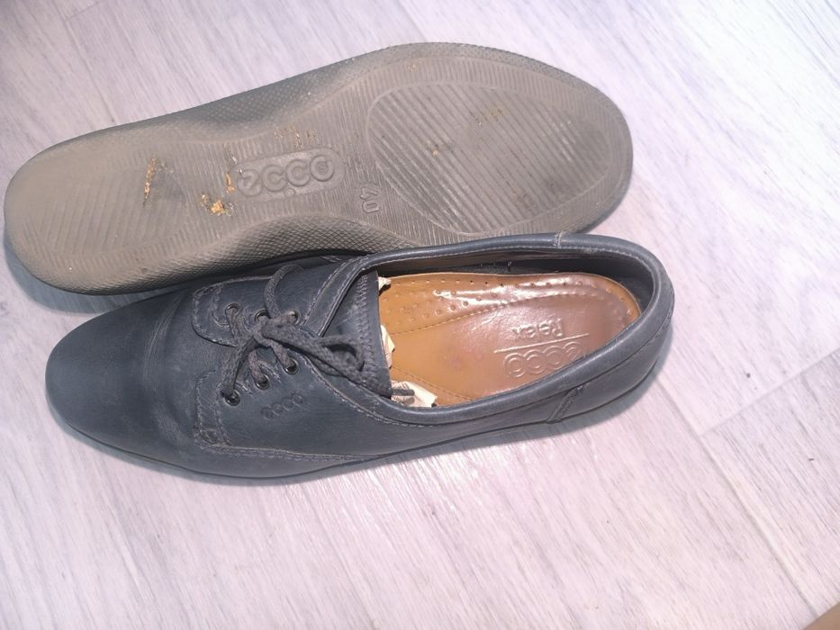 Ecco макасины натуральная кожа