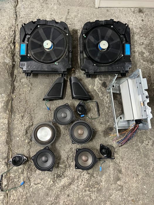 Sistem hi fi bmw f10 boxe hi fi bmw f10 f11 amplificator hi fi f10 f11