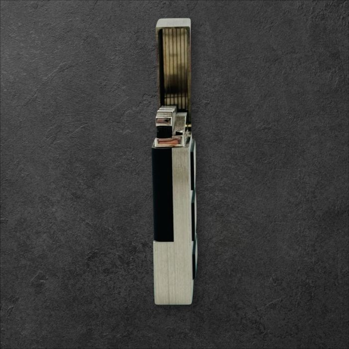 S.T. Dupont Ligne 2 – Limited Edition – Паладий и Каучук – Пълен Комплект колекционерска запалка
