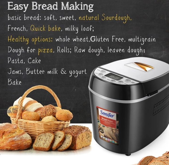 Новая хлебопечка Sonifer SF 4005 Non pishirgich Хлебопечки Bread maker