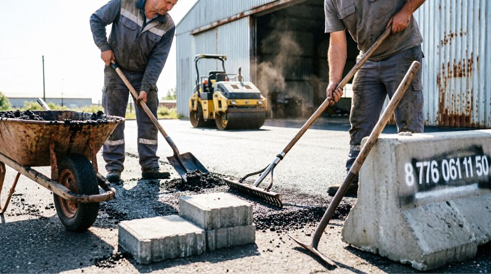 Асфальтирование дорог, асфальт