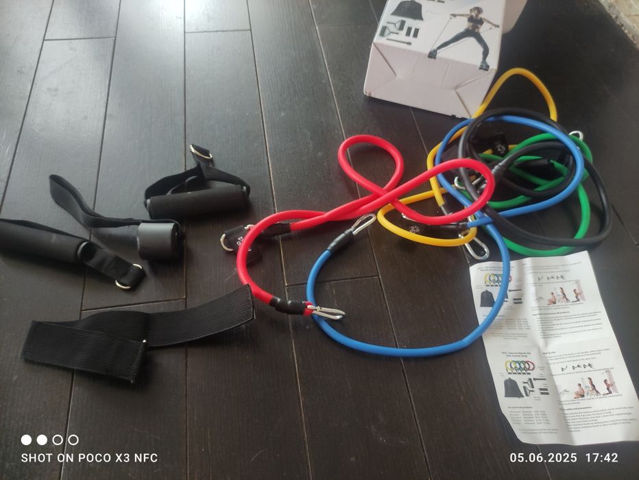 Спортни ластици с накрайници