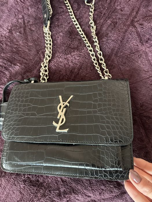 Чанта естествена кожа YSL