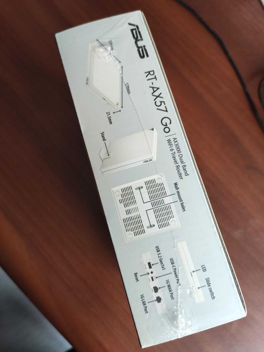 Asus AX57 Go Travel Router Gigabit AX3000 Cutie Sigilata Garantie