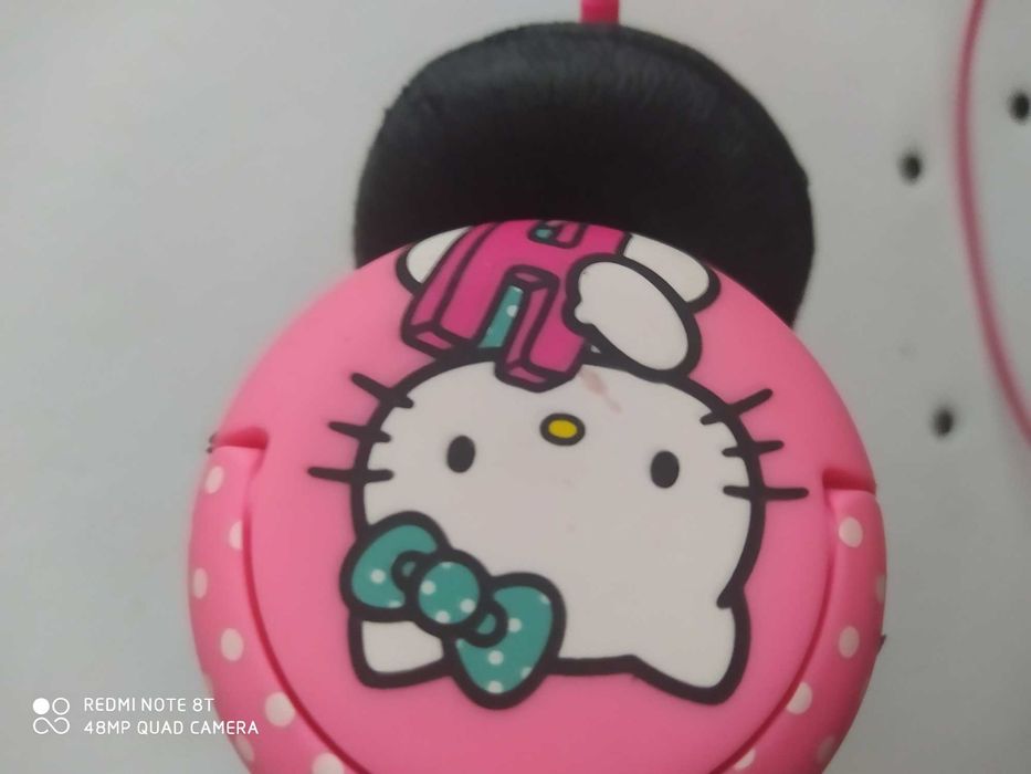Детски слушалки Hello kitty