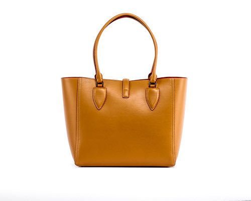 TOSCA BLU - Дамска чанта естествена кожа кафява - Нова с етикети