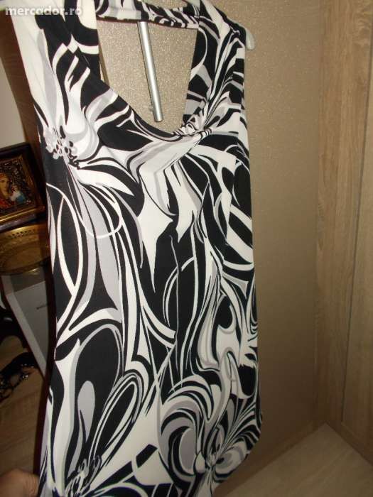 Rochie de ocazie cu spate gol, din jerse, dublata, masura 38-42