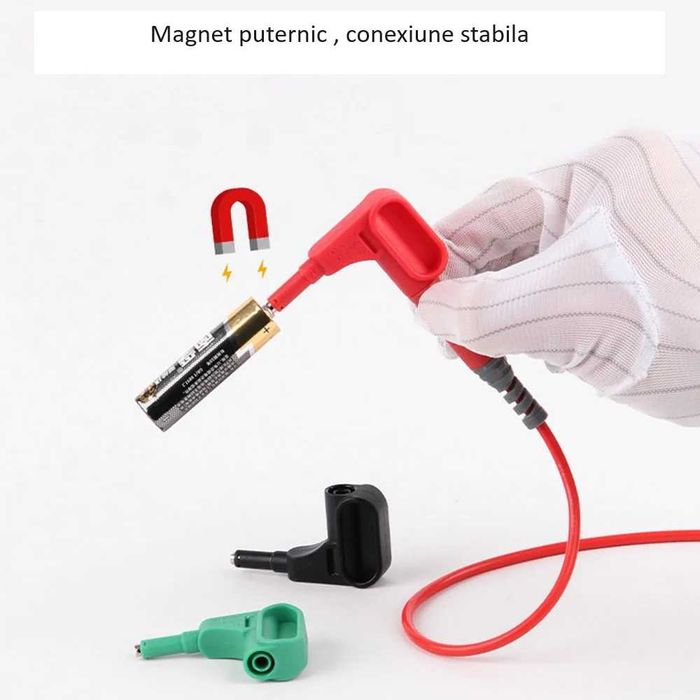 Terminal de masura cu cap magnetic mufa banana 4mm multimetru