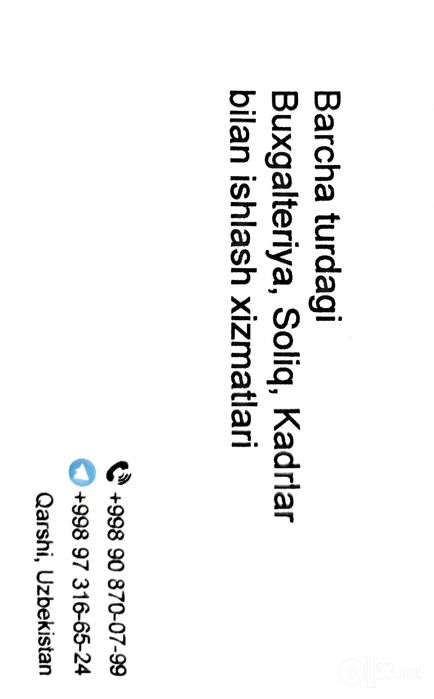 Buxgalteriya xizmatlari