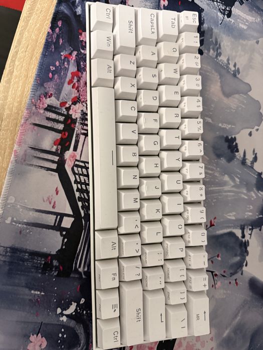 Tastatura Gaming Redragon Draconic Pro RGB White Mecanica Brown Switch