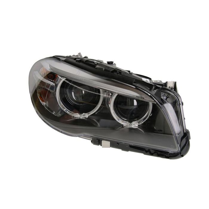 Far BMW Seria 5, 07.2013-2017, partea Dreapta, electric, Bi-Xenon, tip bec D1S; cu leduri daytime, fara becuri, balast, cu motoras, Best Auto Vest