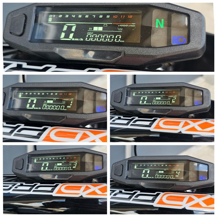 Cross KXD BORD Digital Hurricane 125cc fulblack r17/14