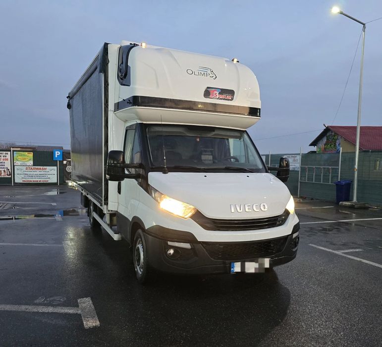 IVECO DAILY 35s18- 10 europaleti, fabric. 2018, Euro 6, nu master