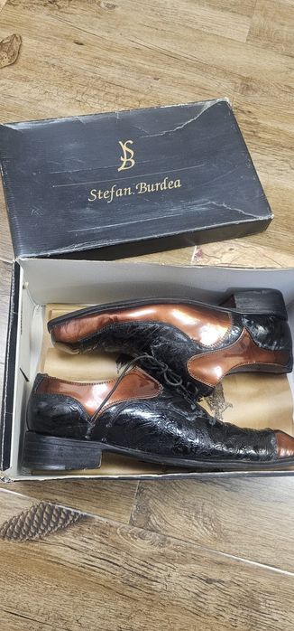 Pantofi de lux Stefan Burdea realizați pe comandă, mărimea 41
