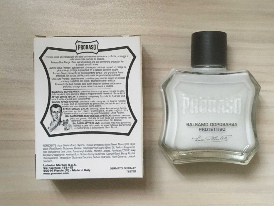 PRORASO Балсам за след бръснене (Автършейв) - Protettivо (Син) - 100мл