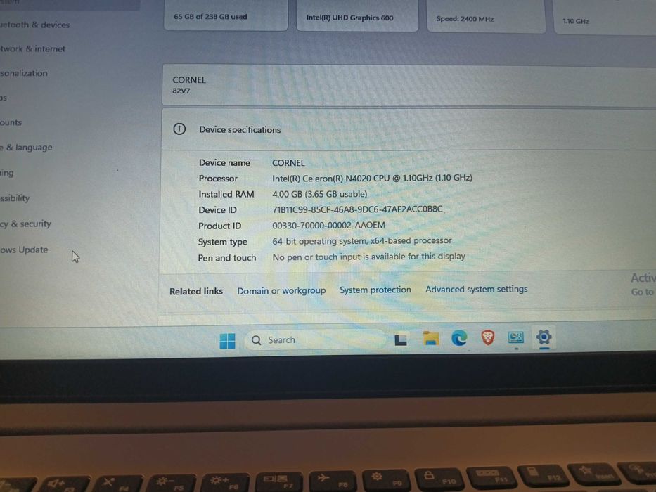 Laptop Lenovo că și nou