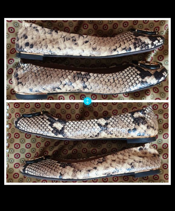 Balerini piele naturala Tory Burch Musette Zara