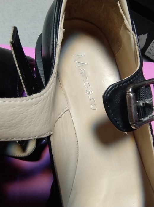 Pantofi piele noi 38