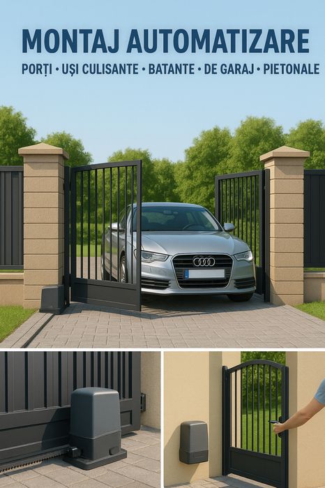 Automatizare porti , usi ,culisante , garaj , pietonale ,wifi control