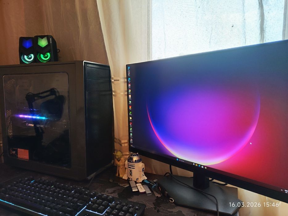 Геймърски Intel i9 14900kf,RTX 3070 8GB,RAM 32GB DDR5 5600,SSD 1TB