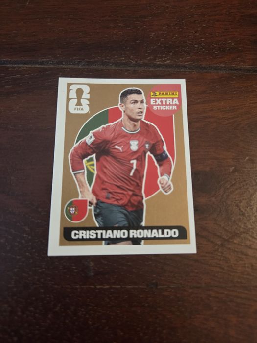 Cristiano Ronaldo extra sticker bronz