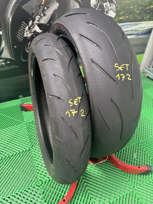 Set Anvelope Moto 120 70 17 si 180 55 17 Bridgestone S21 2023 Cauciuc Fata spate Set172