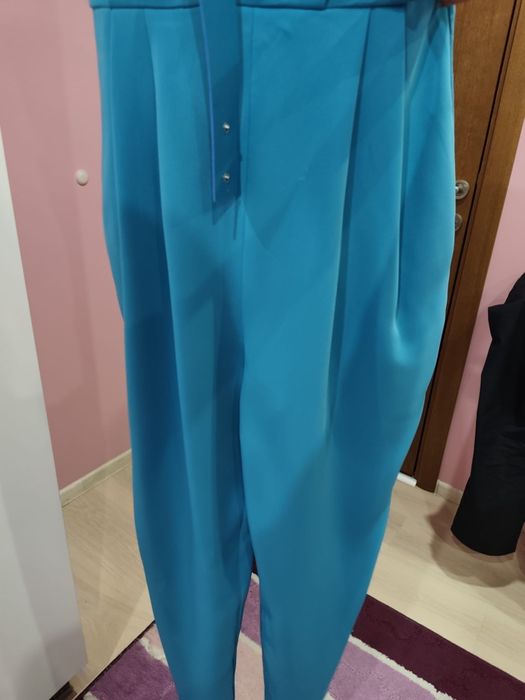 Син гащеризон дълъг