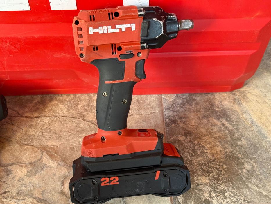 HILTI NURON комплект TE 6-22 / SIW 4AT-22 / AG 4S-22 + 3 батерии + зарядно