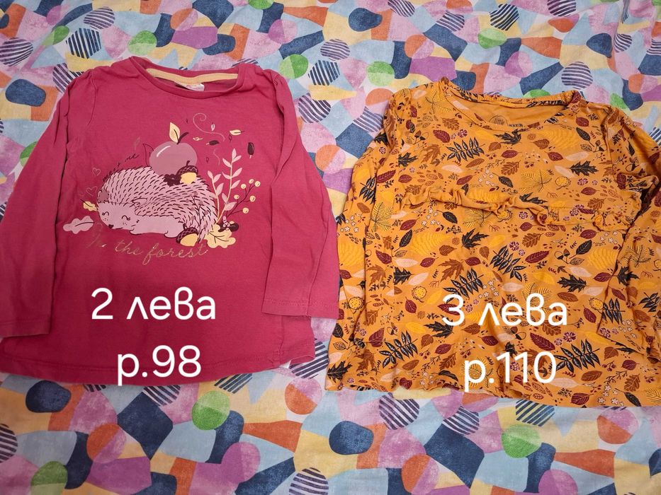 Блузки, ризки и горнища