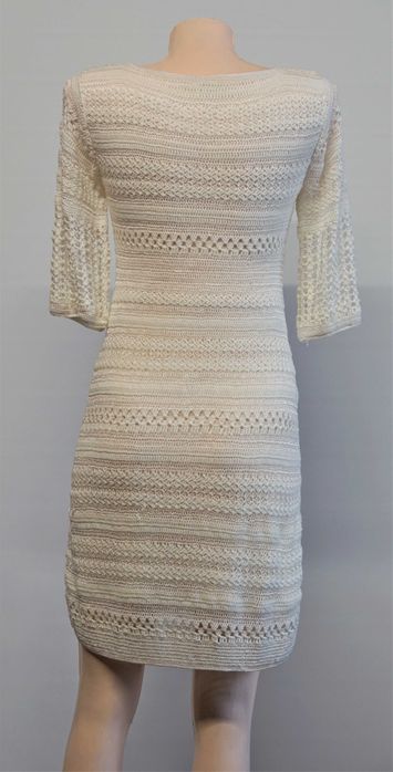 Rochie crosetata Karen Millen alba marimea 2