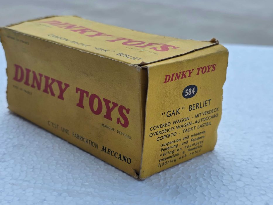 Dinky Toys Original Franta 584 Camion GAK Berliet Camion Bache