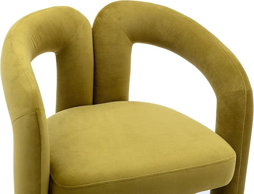 NOU Set 2x scaun M-form, catifea, olive