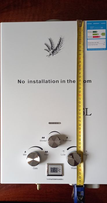 Газов проточен бойлер 6,8,10,16,18 литра пропан бутан-LPG