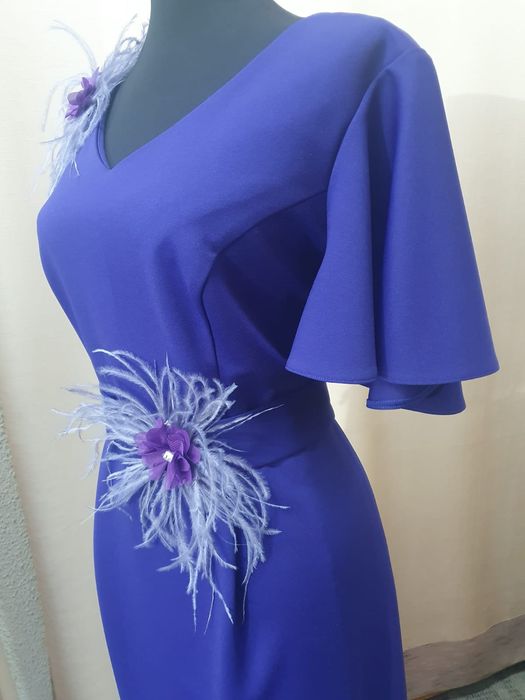 Rochie dreapta din jersey elastic