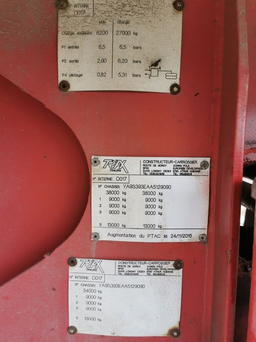 Semiremorca basculabila cereale 60mc
