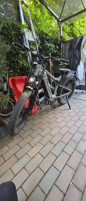 Bicicleta Electrica Shengmilo S700, 2000W Dual Motor, 26″ Anvelope Fat, Suspensie Completă
