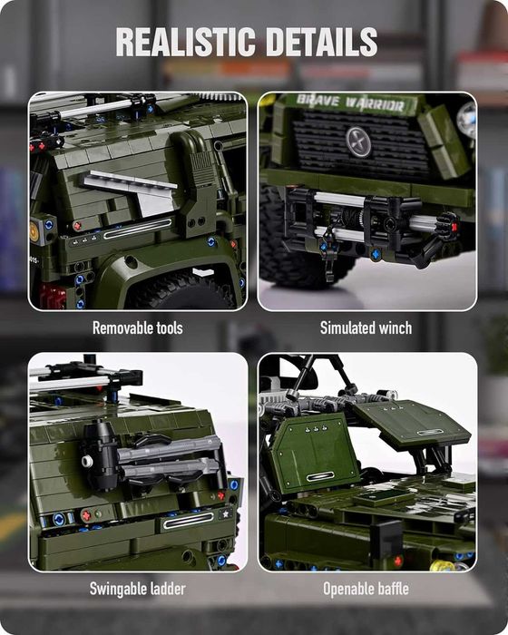 Конструктор Nifeliz Warrior Military Car Building Kit! Новый в коробке