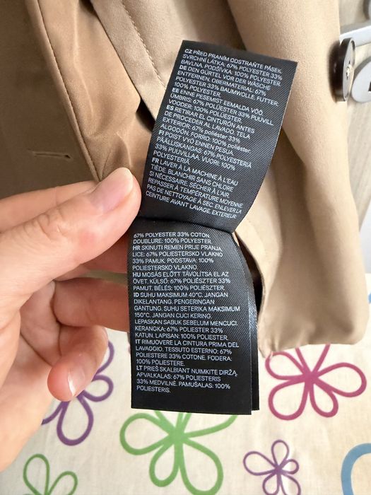 Trench H&M, mas L, Caramel