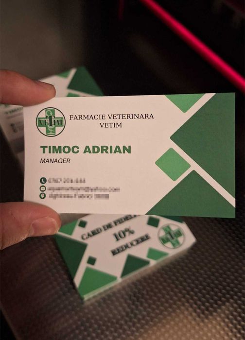 Cărți de Vizită, Print Digital, Design