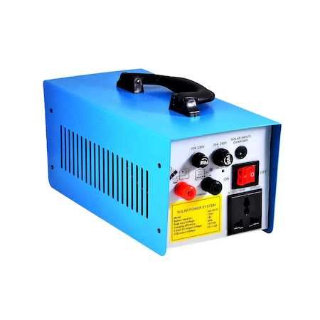 Sistem voltaic 100W  GD-8018 cu 3 becuri, 2 x USB si panou voltaic