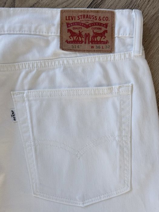 Blugi LEVIS 501 Alb Barbati | Marime 36 x 32 (Talie 100 cm)