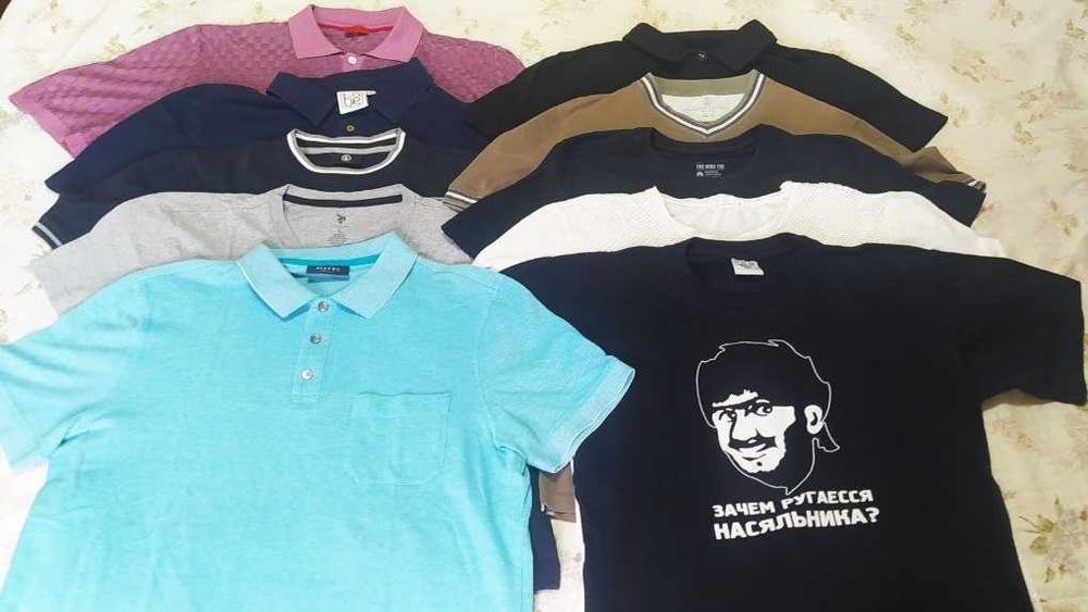 Мужские летние футболки в отличном состоянии от брендов размер М(50)