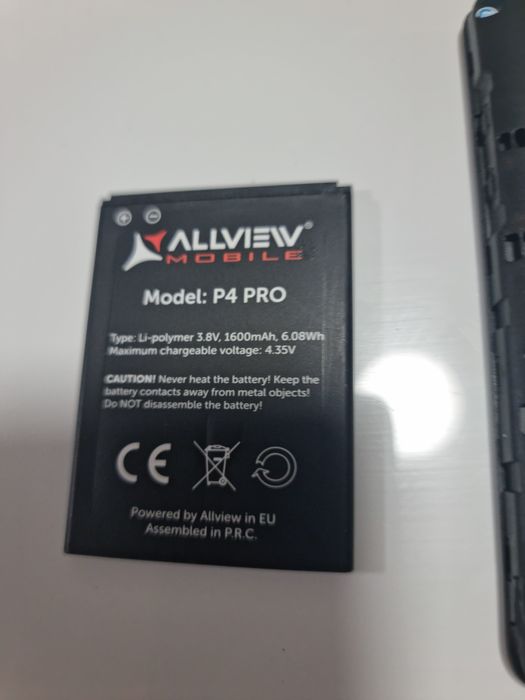 Telefon mobil Allview P4 PRO, Dual SIM, 8GB, 4G, Black