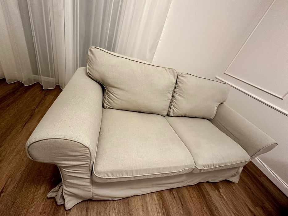 Set canapele IKEA EKTORP – 2 locuri + 3 locuri, huse detașabile