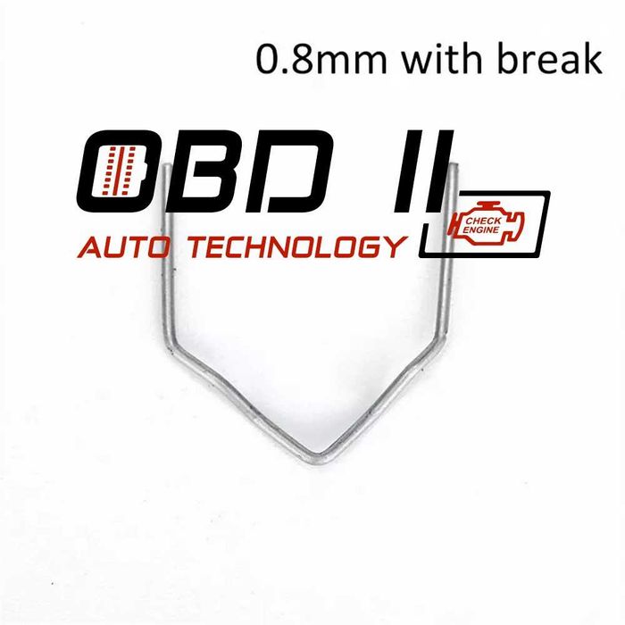 Скоби / Пластини / Телчета за поялник за пластмаса 4 вида 100бр/пакет