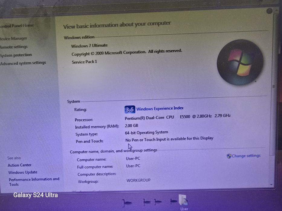 Calculator / PC birou + 2 monitoare