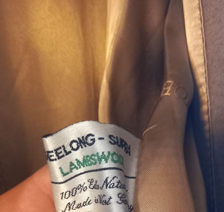 Palton cu guler blana vulpe naturală  detașabil