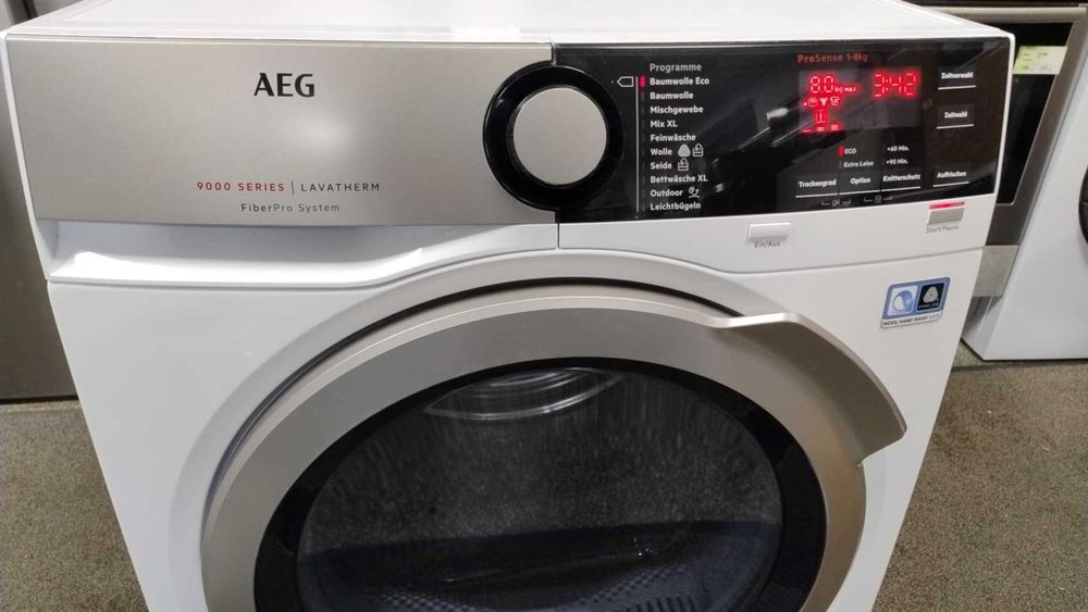 A+++ Сушилня с термопомпа AEG-АЕГ 8 кг 9000 Series AbsoluteCare