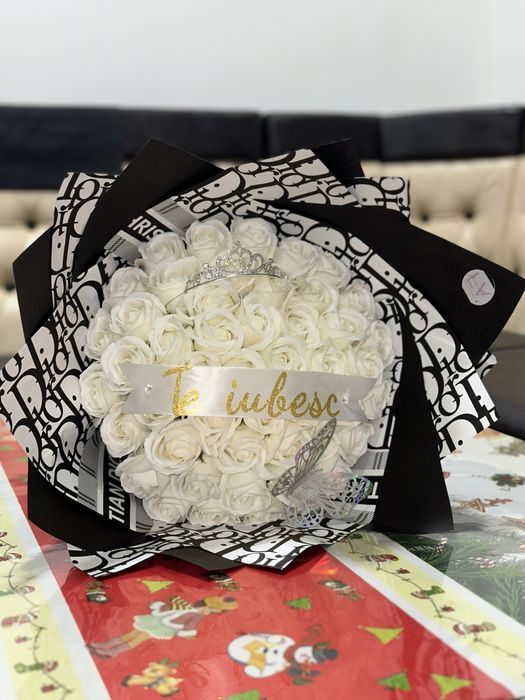 Buchet trandafiri de sapun