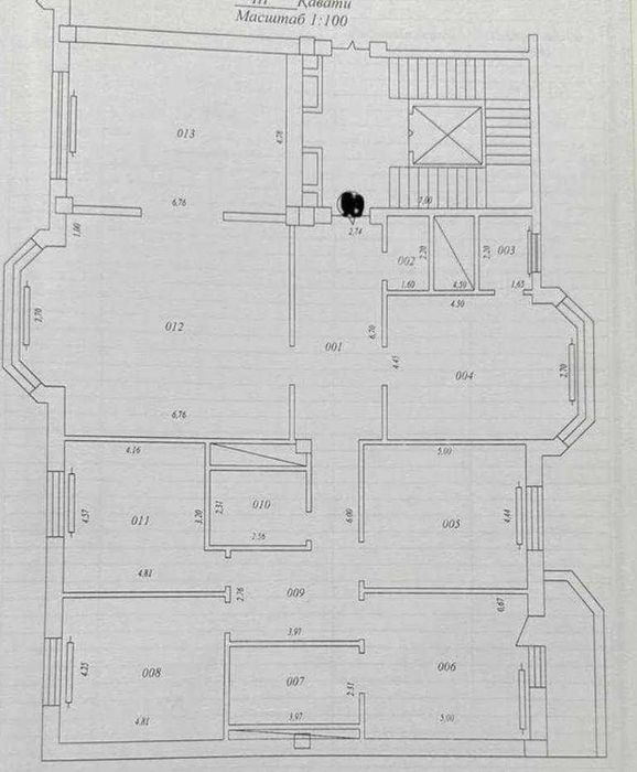 Габус 6-комнатная квартира Мирабад 251м2 коробка Рядом Mirabad Avenue;